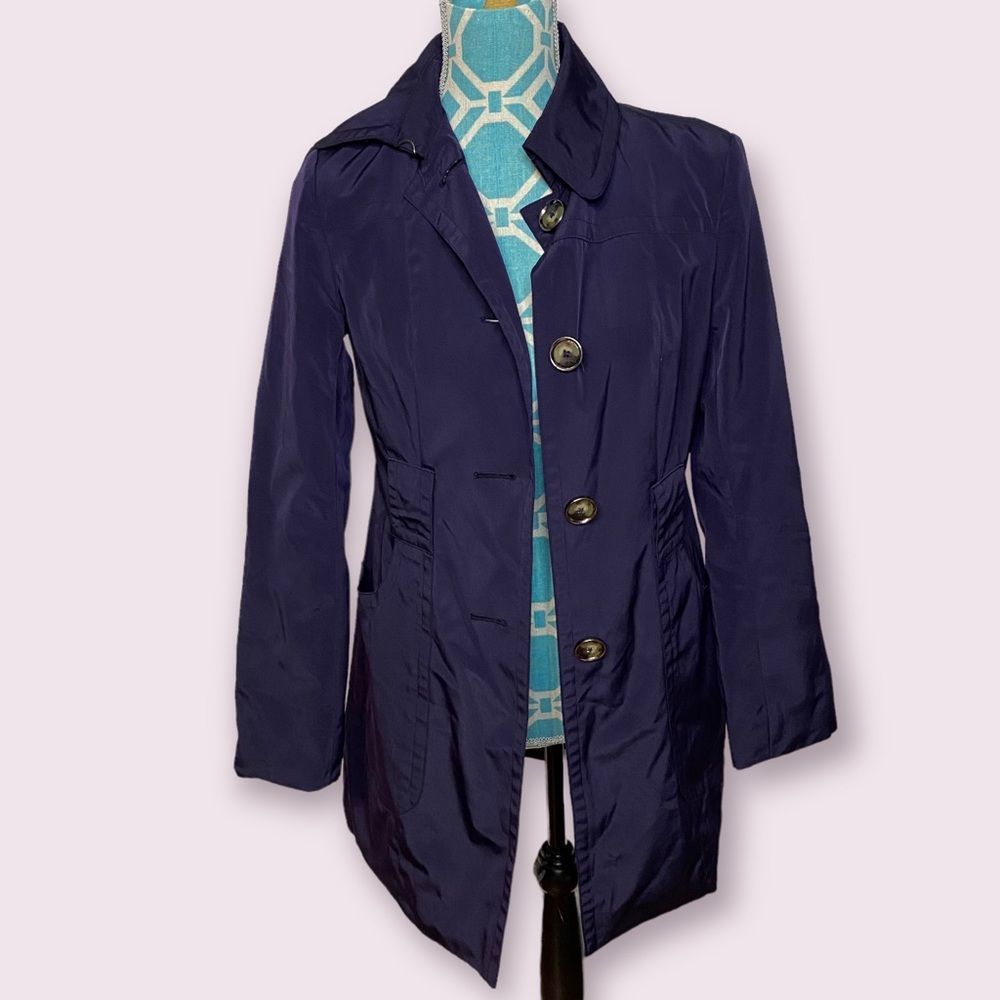 London Fog Deep Purple Coat Size PXS Excellent Condition